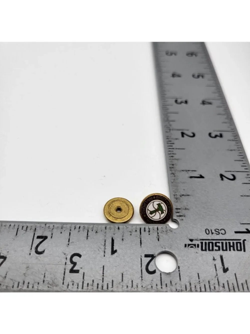 Vintage Brotherhood Of Railroad Trainmen Lapel Pin Clutch Back